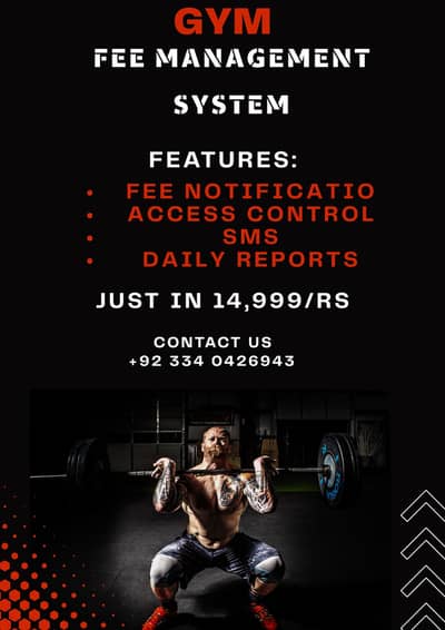 Gym Management App with Fee Notifications