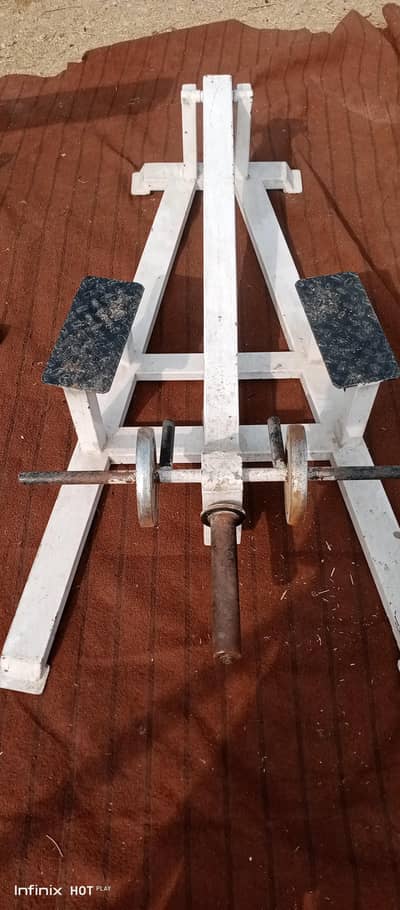 gym T. bar machine or bench
