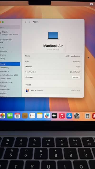 Macbook M4 air