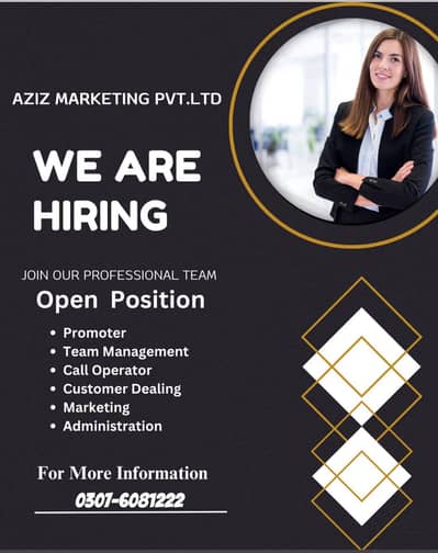 Need Female Staff Required