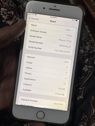 iPhone 7 Plus PTA 128 GB