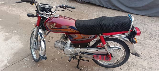 Honda CD 70 model 2025 and 2024 registered