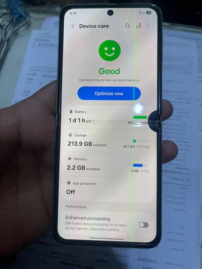 Samsung Z3 flip 8GB 256GB official PTA approved