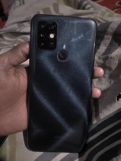 Hot 10 4.128 with box  just touch glass change h panal oringal h