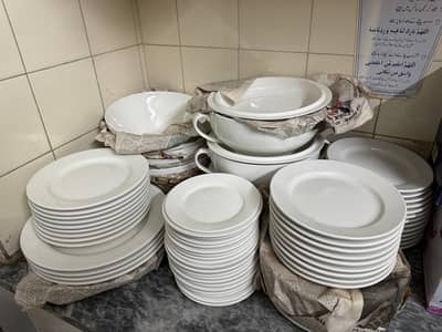 Glass, plates,spoons,forks,knifes