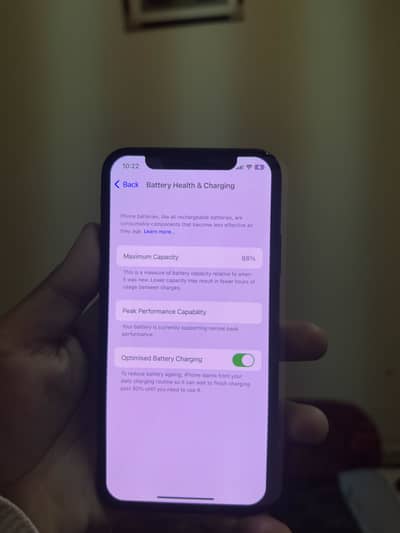 Iphone x [pta approved] (64gb) 10/10 condition (03079555226)