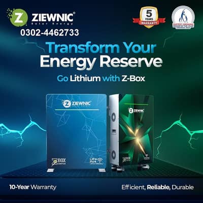 Ziewnic European 100AH 51.2V Lithium Ion Battery for UPS & Solar