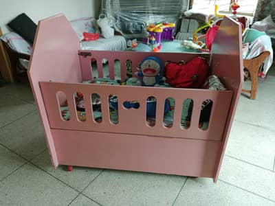 Baby Cot /Kids Cot /Cot /Wooden Cot /Kids Bed /Baby Bed / 2-Sided bed
