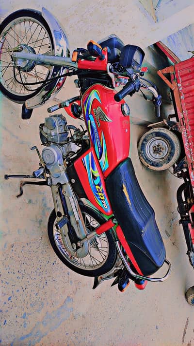 Honda CD 70 Red Colour