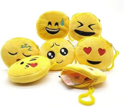 Cute Emoji coins  bag Trendy and stylish