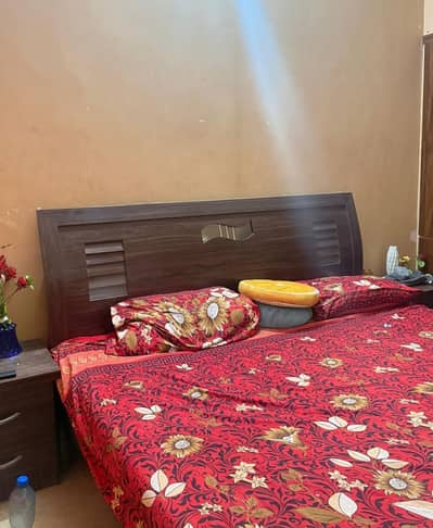 Bed  two side table Wordrobe Dressing table