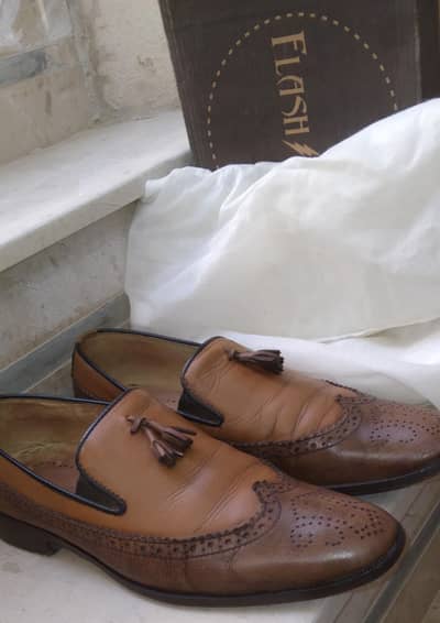 leather loafers
