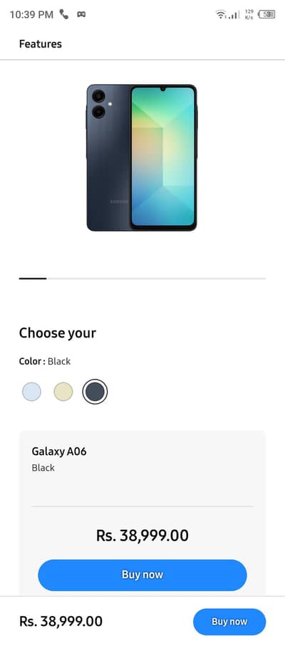 Samsung ao6 box pack