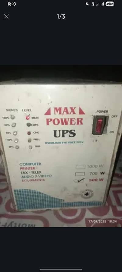 Max power ups Pure copper Transformer with trickle charging
