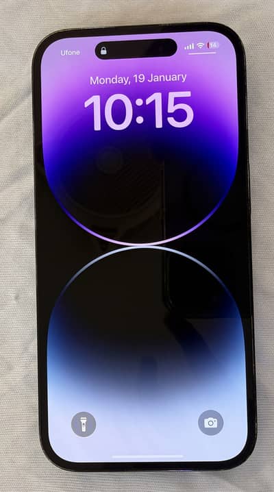 iPhone 14 Pro with box black colour 128 GB