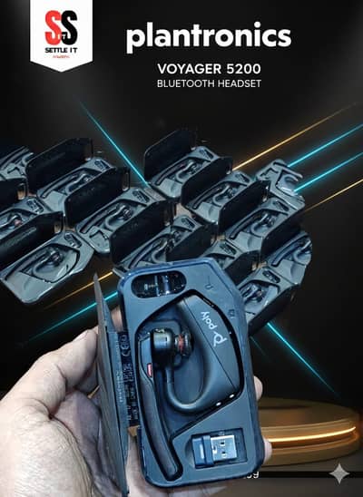 plantronics poly voyager 5200 wireless headset / bluetooth headset