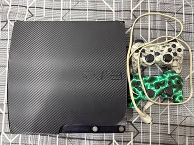 Sony PS3 Slim 500GB Jailbreak | Built-in Games | Dual Controllers