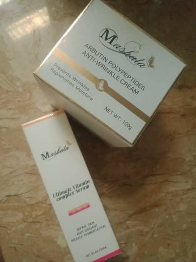 Mashata serum and wrinkles cream