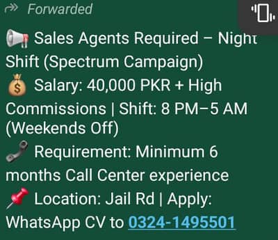 International Sales Agent
