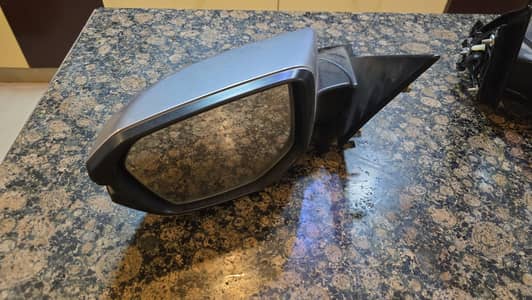 civic 2017 to 2022 side mirror lunar silver