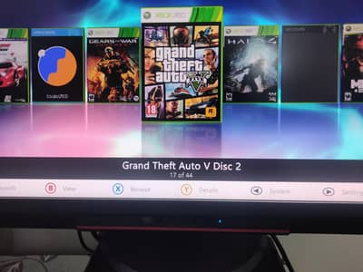 XBOX 360 JTAG Jail Break for Sale with 40 Games and 2x controllers