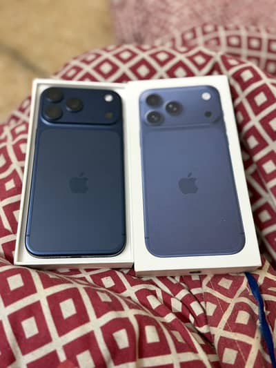 Blue iphone 17 pro max E-sim Varrient 256gb Non Pta.