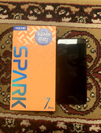 Tecno Spark 7 Pro with Box Dual SIM PTA approved 5000mah ki battery