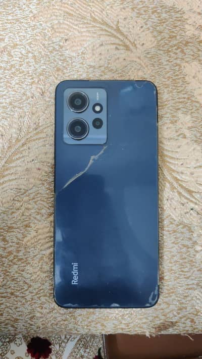 Redmi not 12 blue colour good condition 8 128 best mobile