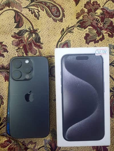 iphone 15 pro 128gb with complete box jv