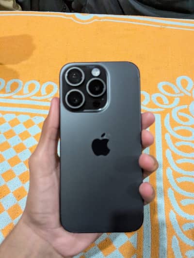 Iphone 15 pro jv black with box