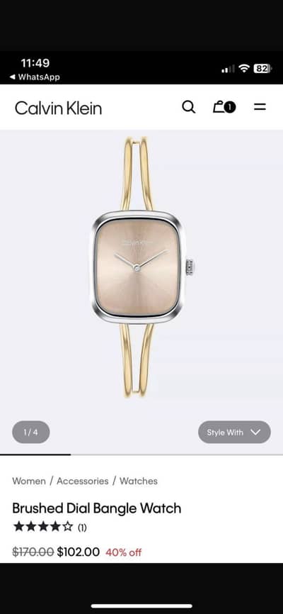 Urgent sale CK original women’s watch
