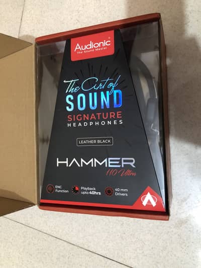 Audionic Wireless Headphone Hammer 110 Ultra Box Pack Noise Cancelling