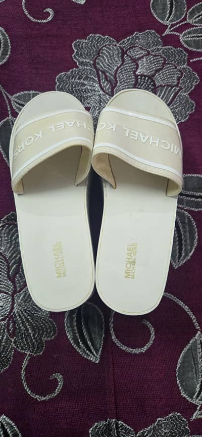 Ladies MK Slides size7