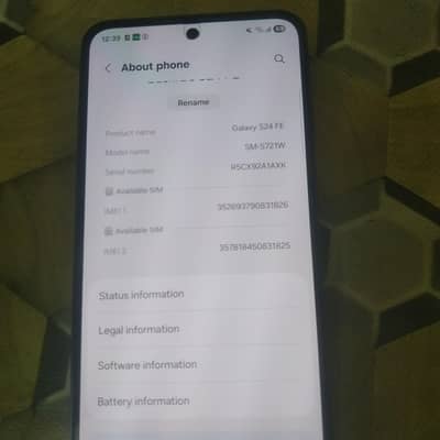 Samsung Galaxy s24 fe