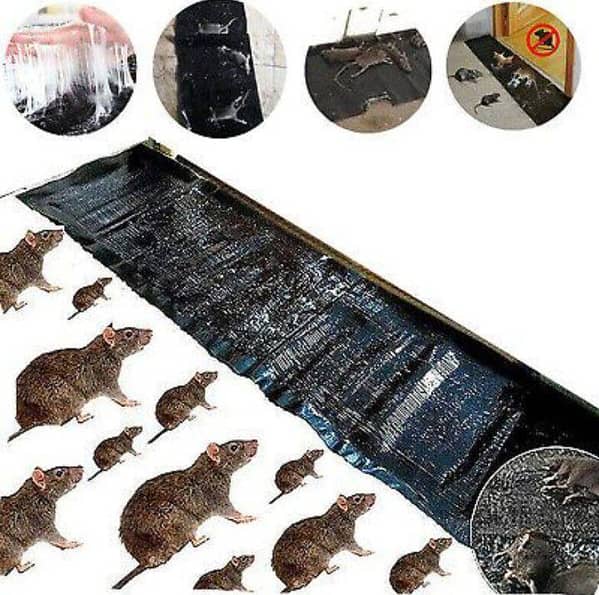 Mouse Catcher Carpet, Strong Mouse & Mice Trap Sheet | 60cm*27.5cm Sticky Insects Catcher | Cockroach & Snake Trap | Mouse Trap | Pest Control Glue Sheet