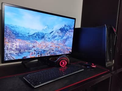 Mid-Range Gaming PC + Full Setup for Sale
