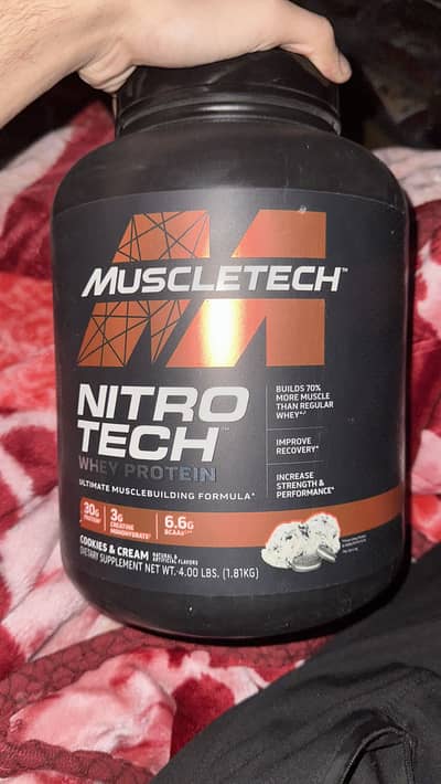 NitoTech whey protein 4lbs