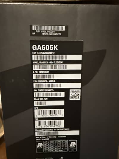 ASUS ROG GA605k model