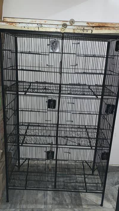 Cage for parrots