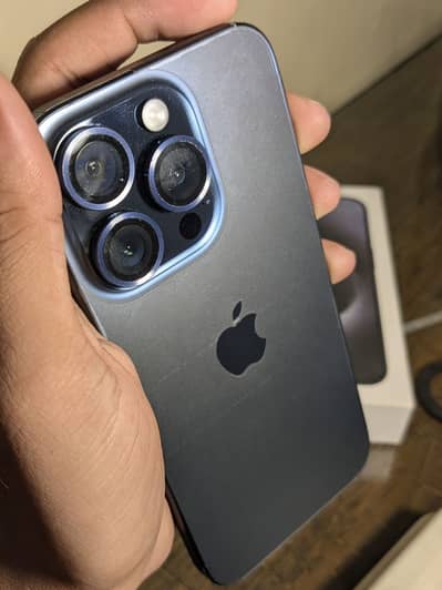 iPhone 15 pro 256gb pta approved blue titanium