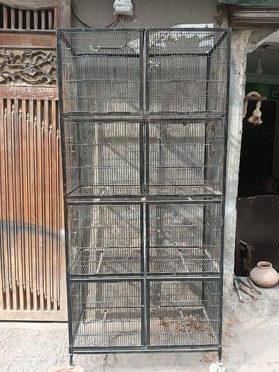 8 portion heavy iron cage