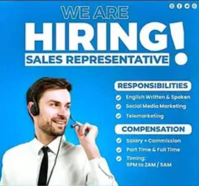 we r hiring Aca,ssdi, Medicare,Dme Compaig, etc urgently required