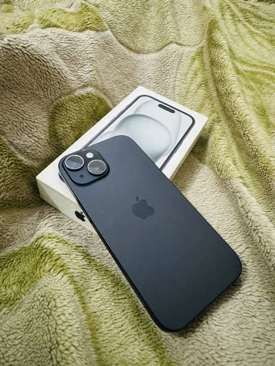 IPHONE 15  WITH BOX 2/6/26 KI WARRANT KAHTM
