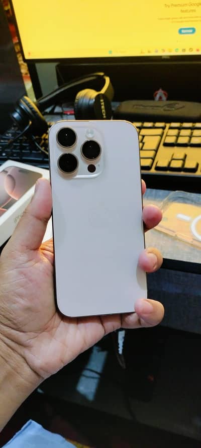 iPhone 16 Pro – Desert Titanium – 256GB – with box