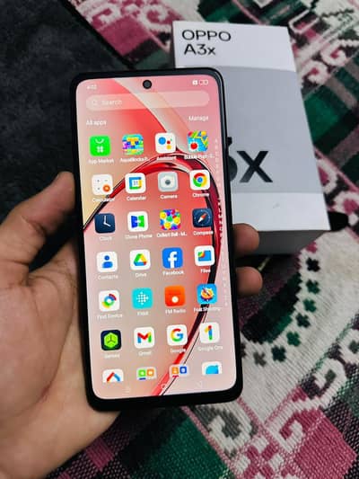Oppo A3X  4+4/128 PTA Approved With Box 10/10