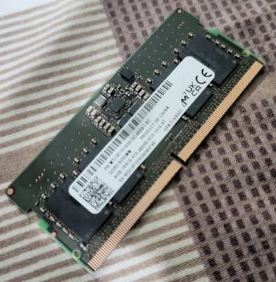 MICRON TECH 8GB DDR5 RAM 4800MHZ CL40 SODIMM LP MEMORY!!