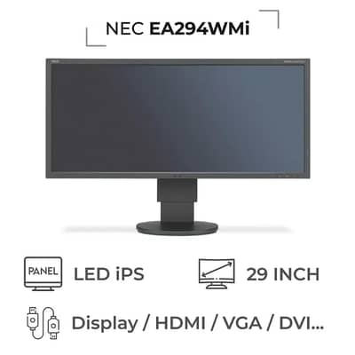NEC MultiSync EA294WMi Monitor For Sale (With Stand)