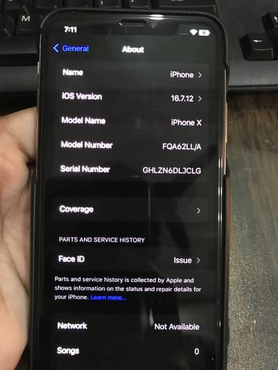 Iphone x Non PTA 64gb