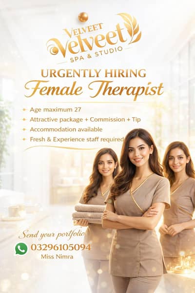 Urgently Need Female Staff