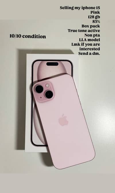 iPhone 15 pink